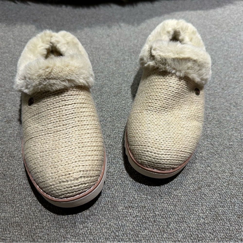 Skechers Bobs Mountain Kiss Sweet Summit Slip On Slippers 6.5